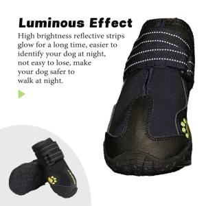 Осенняя обувь для домашних животных милый Принт дышащие Теплые водонепроницаемые чехлы для ботинок для кошек и собак классический трансграничный дизайн нетканый - Product Image 3