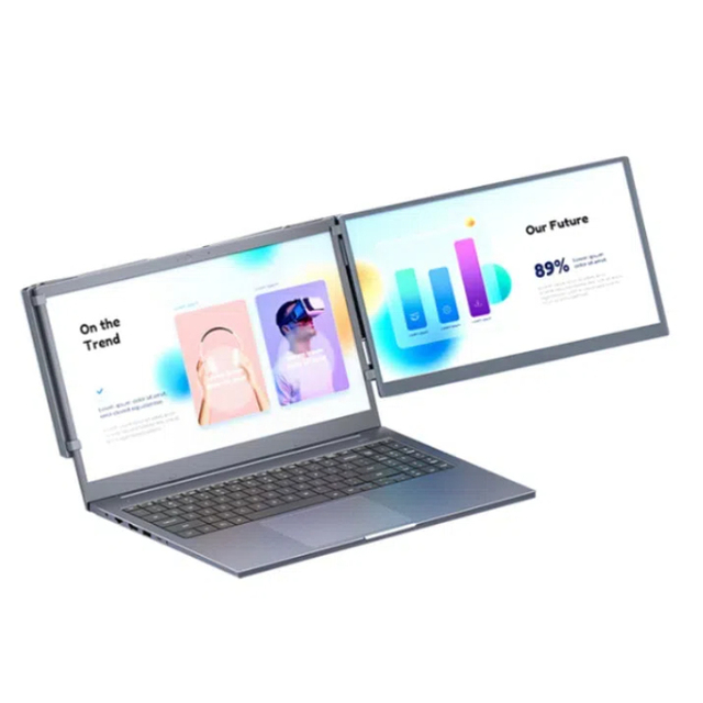 Best Selling USB-C Laptop PC Extender 15.6 Inch Double Extended Monitor Screen Triple Dual Screen Laptop Portable Monitor