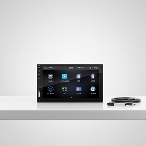 เครื่องเล่น MP5 แบบ Double Din สำหรับรถยนต์ ขนาด 7 นิ้ว รองรับการควบคุมพวงมาลัย ภาพถอยหลัง FM BT - Product Image 2
