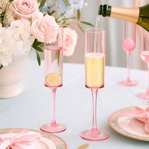 Vaso de Plástico Transparente de 6oz para Whisky, Champán o Bebidas, Personalizado y Colorido, para Fiestas, Cumpleaños, Aniversarios y Bodas - Product Image 4