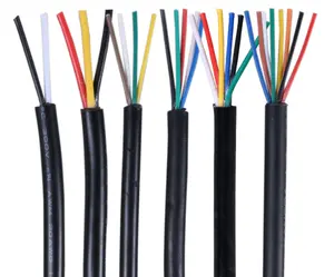 UL2464 revestido de alambre de 30 28 26 24 22 20 18 16AWG de cobre Cable de señal 2 3 4 5 6 7 8 9 10 núcleos suave electrónico de Audio Cables