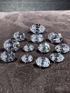 Zhanhaoジュエリーラボ成長ダイヤモンド1-5カラットDIYジュエリールースダイヤモンドDEF VVS-VS楕円形ダイヤモンドジュエリーカスタマイズ - Product Image 4