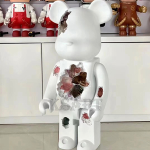 Sculpture de Figurine d'Ours Violent Créative et Pratique, Grande Sculpture de Dessin Animé pour la Décoration du Salon et de l'Entrée - Product Image 2