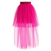 Jupe asymétrique personnalisée pour femmes jupe de haute qualité pour filles adultes jupe en tulle de ballet jupes tutu longues noires pour femmes vente en gros