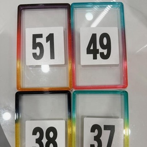 Plaque de protection arrière en TPU à paillettes dégradées 35pt pour cartes gradées, avec plaque en acrylique transparente pour PSA Slab - Product Image 4