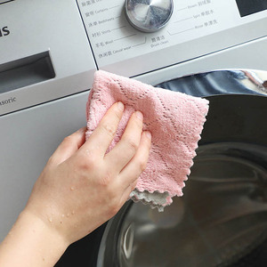 Kitchen Cloth Dish <b>Towels</b> Coral Velvet Dishtowels Washable Dishcloths Soft Tea <b>Towels</b> Dry Rags Microfiber Cleaning Cloth - Product Image 5