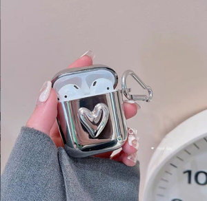 Funda de TPU con corazón de amor 3D galvanizado estilo Ins para <span class=keywords><strong>Airpods</strong></span> 1 <span class=keywords><strong>2</strong></span> 3 4 Generación funda para auriculares a prueba de golpes para <span class=keywords><strong>Airpods</strong></span> <span class=keywords><strong>Pro</strong></span> <span class=keywords><strong>2</strong></span> - Product Image 3