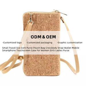 Cartera de corcho a la moda para mujer, bolso de hombro para teléfono inteligente, bolsas de muestra cruzadas - Product Image 4