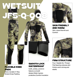 Wholesale/Sample Order Dive Suit 1.5mm 3MM 5MM 7mm CR Neoprene Custom Spearfishing <b>Wetsuit</b> Q-008 3mm <b>Wetsuits</b> Neoprene Full Wets - Product Image 2
