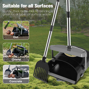 Recién llegado, pala para caca de perro grande con accesorio de bolsa para perros grandes, medianos y pequeños, pala para caca portátil con tapa - Product Image 5