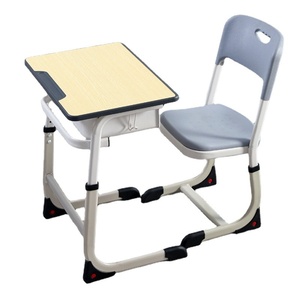 Bureaux d'école ajustables de type C modernes pour l'apprentissage et la <span class=keywords><strong>formation</strong></span> <span class=keywords><strong>des</strong></span> enseignants du primaire et du secondaire Bureau en métal avec chaises - Product Image 5