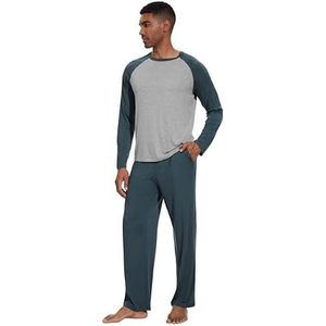 Ensemble de pyjama pour homme à manches longues, vêtements de détente en bambou personnalisés pour homme avec poches, ensembles de pyjama en modal, pyjamas pour homme - Product Image 3