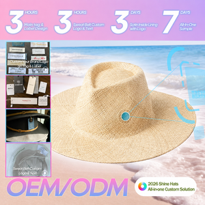 Sombrero de <span class=keywords><strong>Paja</strong></span> Bohemio Shinehats OEM 2026, Color Caqui, Tejido a Crochet, con Cuentas Coloridas, para Mujer, Verano, Playa, Estilo Cloche - Product Image 3
