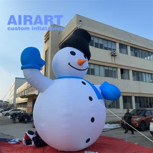 Muñeco de nieve inflable Decoración Tamaño pequeño Navidad Interior Decoración para el hogar - Product Image 6