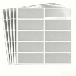 Étiquettes autocollantes blanches fluorescentes personnalisées 21*12 mm pour la promotion en supermarché et l'emballage - Product Image 4