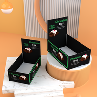 Caja de Exhibición de Cartón para Productos con Impresión Personalizada, Caja de Exhibición de Cartón para Mostrador, Caja de Exhibición de Cartón para Venta al por Menor