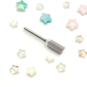 6.60mm Large Pink and White Tungsten Carbide Nail <b>Drill</b> <b>Bit</b> Nail Polish Tool Electric Nail Accessories Salon Nail <b>Bit</b> - Product Image 3