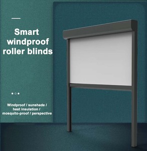 Waterproof Wind Sunshade Wholesale Patio <strong>Shade</strong> Motorized Screen For Patio Outdoor Blinds - Product Image 2
