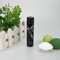 Botol plastik hitam custom 35ml untuk shower gel, sampo, botol kecil untuk kustomisasi, botol sampel untuk pil