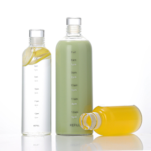 16 oz Sport di raffreddamento ad alta borosilicato borraccia bottiglia d'acqua motivazionale con indicatore di tempo supporto scatola di imballaggio personalizzata - Product Image 6