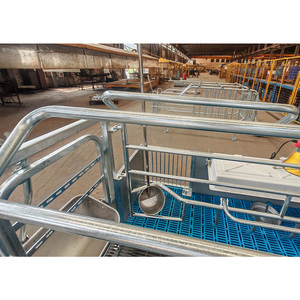 กรงเลี้ยงหมูทำจากเหล็กแบบกำหนดเองได้กรงเลี้ยงสัตว์แบบทันสมัยใส่สบายทนทานอุปกรณ์ในฟาร์มหมูอัตโนมัติ - Product Image 1