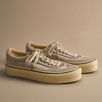 Chaussures unisexes en daim lavé à lacets, baskets vulcanisées à semelle épaisse, style rétro japonais, respirantes, pour le skate, en coton, printemps-été 2026