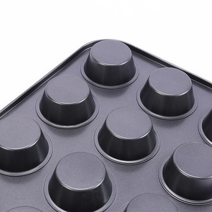 Carbon Steel Cake Mold 12 Hole Non-Stick Baking Pan Rectangle Multi Functional Cake Tools - Product Image 2
