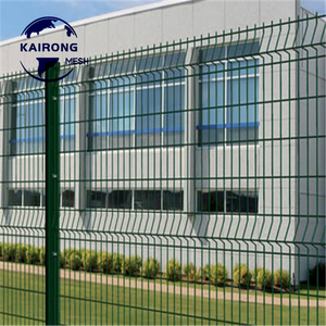 Panel de malla de alambre soldado de Metal Pvc Curvy, valla electrosoldada residencial - Product Image 5
