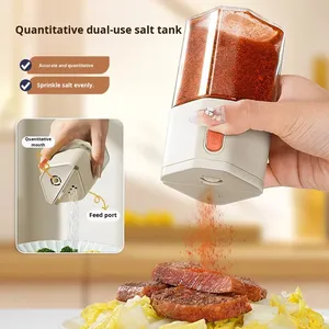 Botella Dosificadora de Sal al por Mayor, Tarros de Condimento para Cocina, Dispensador Preciso de Especias para el Hogar, Recargable - Product Image 3