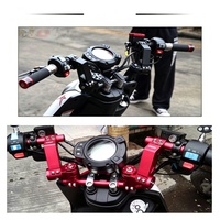 Guidon séparé BWS Motorcycle Magic en aluminium CNC réglable et variable pour scooter électrique – Guidon de modification