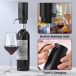 Aérateur et distributeur de vin électrique rechargeable à batterie lithium, le plus avantageux - Product Image 2