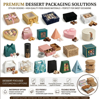 Boîte à macarons coulissante personnalisable et recyclable, emballage pour biscuits pastel, idéale pour la pâtisserie et le rangement de friandises.