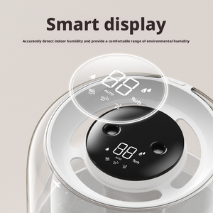 <span class=keywords><strong>Humidificador</strong></span> <span class=keywords><strong>de</strong></span> Gran Capacidad al por Mayor, <span class=keywords><strong>Humidificador</strong></span> <span class=keywords><strong>de</strong></span> Vapor Frío <span class=keywords><strong>de</strong></span> Doble Boquilla con Pantalla Digital para el Hogar y el Dormitorio - Product Image 4