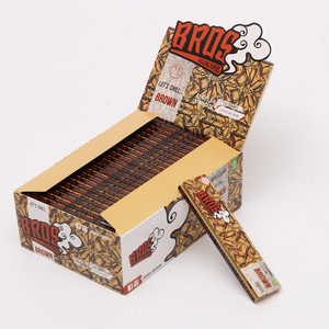 BROS <b>Rolling</b> Papers 55 Leaves Regular King Size Brown <b>Rolling</b> Paper Pack 110 x 44 mm <b>Box</b> - Product Image 1