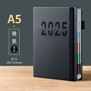 Nouvel Arrivage 2025 – Carnet Agenda A5 Rigide avec Calendrier, Design Portable, Planificateur Quotidien, Reliure Cousue - Product Image 4