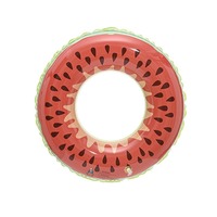Nouveau flotteur de piscine portable en PVC transparent imprimé motif trèfle porte-bonheur, respectueux de l'environnement