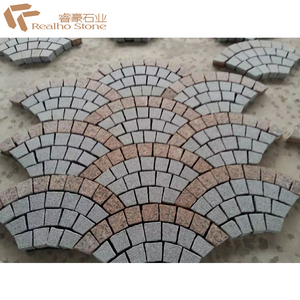 Azulejo <span class=keywords><strong>de</strong></span> piedra <span class=keywords><strong>de</strong></span> pavimento con diseño <span class=keywords><strong>de</strong></span> ventilador barato <span class=keywords><strong>de</strong></span> diseño personalizado para uso exterior para entrada exterior o acera - Product Image 1