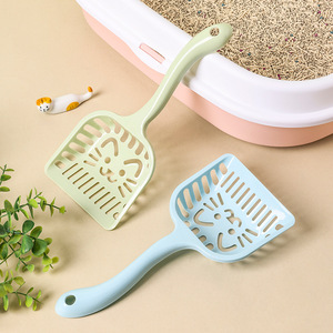 Pelle à litière pour chat Youcheng en plastique avec long manche et design visage de chat pour le nettoyage des déchets d'animaux - Product Image 2