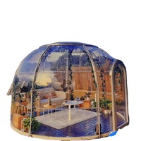 Nouvelle tente bulle transparente en polycarbonate pour hôtel, complexe hôtelier, glamping, préfabriquée, imperméable
