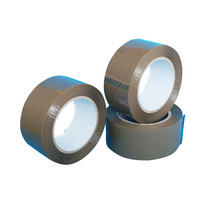 6 Rouleaux de Ruban Adhésif Kraft Brun Personnalisé 48mm X 66m Haute Adhérence, Ruban d'Emballage Colis BOPP Brun pour Scellage de Cartons