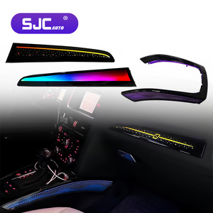 SJC voiture éclairage ambiant dynamique 2010-2017 pour <span class=keywords><strong>Audi</strong></span> <span class=keywords><strong>Q5</strong></span> intérieur 64 couleur LED Symphony Kit de montage de selle lumière atmosphérique - Product Image 1