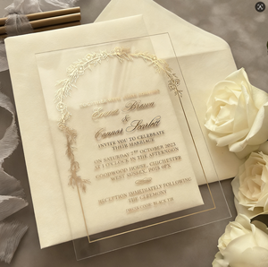 Invitación de Boda Elegante para el Día de la Madre, Papel Recubierto Ecológico, Moderno, Creativo en 3D, Tarjeta de Felicitación con Recorte y Barniz Mate - Product Image 4