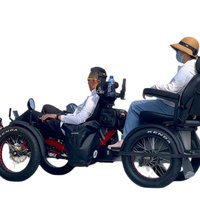 TrikExplor E-Truck 4WD Quad couché électrique avec module de chargement ou de passager Portée de 130 km