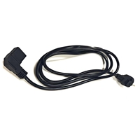 Kabel Daya IEC 60320 C19 Sudut Kiri ke Steker EU Lurus 3x1.5mm2 3 Inti 16A 2 Meter 6.5ft untuk Server PDU Rak
