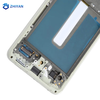 Écran LCD de remplacement pour Samsung Galaxy S21 FE avec châssis, écran TFT testé pour smartphone, garantie 1 an