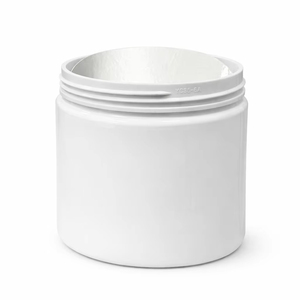 Fournisseur de gommages corporels aromathérapeutiques, pot à couvercle blanc, couvercle intérieur en aluminium, boîte personnalisée avec étiquette et cellophane pour spa de luxe - Product Image 1