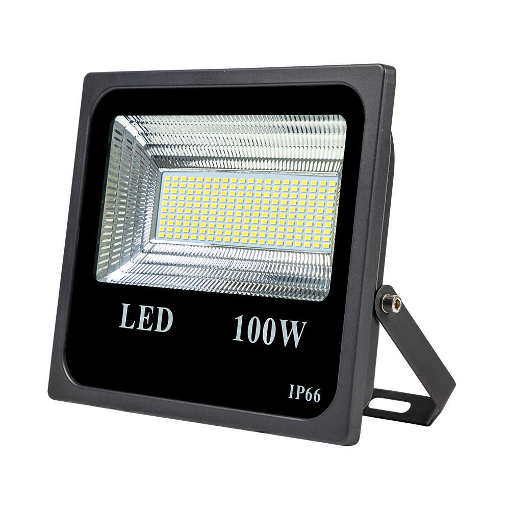 Parcheggio di alta potenza ip66 11000 lumen 85-265 volt impermeabile di rgb 100w ha condotto la luce di inondazione esterna