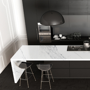 Piedra Artificial de Cuarzo Goldtop Stone ODM/OEM 6099, Losa Grande de Diseño para Encimeras Modernas, Pisos de Villas, Mesas, Hoteles y Uso en Interiores - Product Image 2