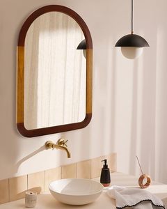 Arched Wooden <b>Wall</b> <b>Mirror</b> Modern Farmhouse Decorative Accent <b>Mirror</b> for Living Room Bedroom Entryway Bathroom Vanity Home - Product Image 5