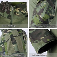 Chaleco Táctico de Algodón SINAIRSOFT Serie Gen3 para Hombre, Uniforme para Paintball y Caza, Incluye Camisa, Pantalones y Rodilleras